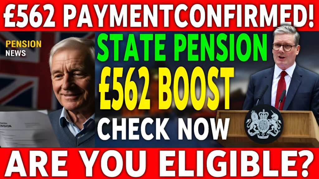 £562 State Pension payment confirmed